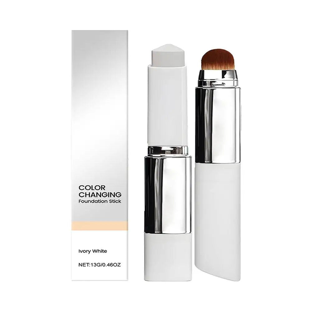 Bâton de fond de teint liquide 2 en 1, léger, hydratant, éclaircissant, changement de couleur pour tous les Types de peau