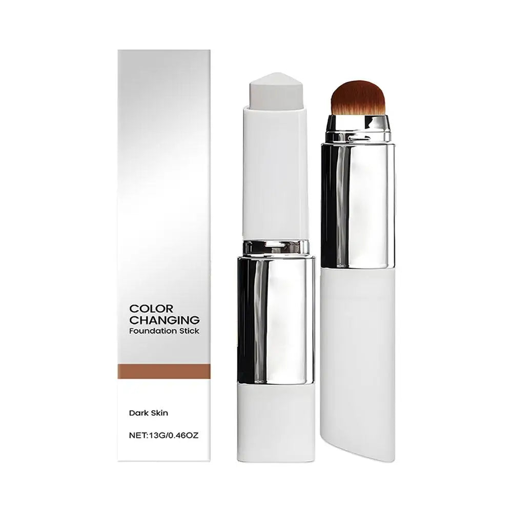 Bâton de fond de teint liquide 2 en 1, léger, hydratant, éclaircissant, changement de couleur pour tous les Types de peau