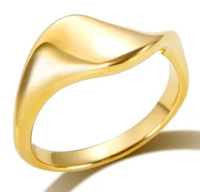 Bague en acier inoxydable pour femmes, incrustée de zircon, résistante à l'eau, bijoux romantiques à la mode