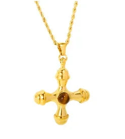 Collier avec pendentif carré délicat en acier inoxydable pour femme