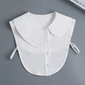 Nouveau Col Amovible Blanc à Nouer sur le Devant pour Femme, Style Vintage en Dentelle, Faux Col de Blouse pour Filles et Dames, Tendance 2025