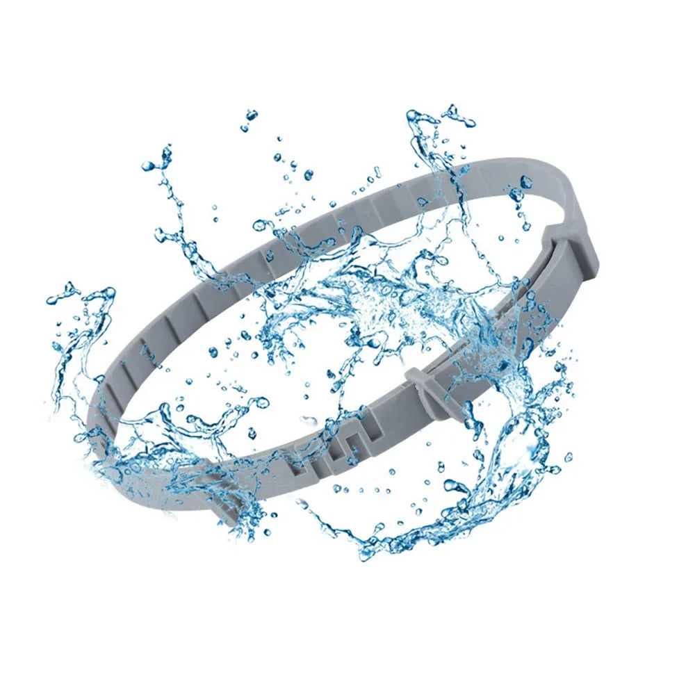 Collier de chien en plastique réglable, imperméable, pour chat, chiot, chaton, 70cm, 38cm, pour petits, moyens et grands chiens, fournitures pour animaux de compagnie