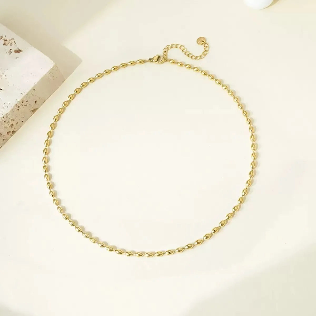 Collier avec pendentif en forme de cœur en acier inoxydable, bijoux imperméables en métal pour femmes