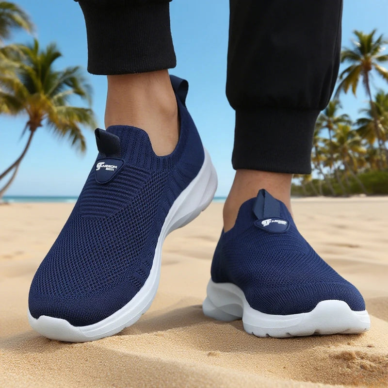 Chaussures De course en maille baskets décontractées à la mode en plein air respirant athlétique salle De sport hommes chaussures De Tennis léger Zapatillas De Hombre