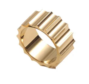 Bague en acier inoxydable pour femmes, incrustée de zircon, résistante à l'eau, bijoux romantiques à la mode