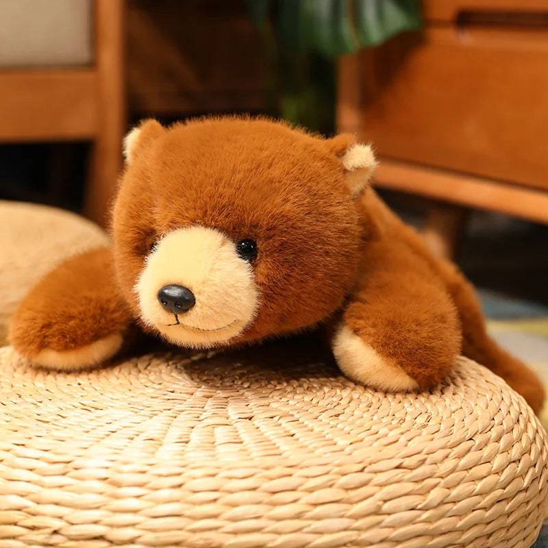 Kuscheliges Plüschtier Panda, weiches Tier, Waschbär, Fuchs, Bär, Bodenkissen, Geburtstagsgeschenke, weiches Kissen, Mädchenspielzeug, Geschenk, Raumdekoration