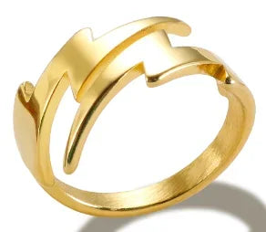 Bague en acier inoxydable pour femmes, incrustée de zircon, résistante à l'eau, bijoux romantiques à la mode