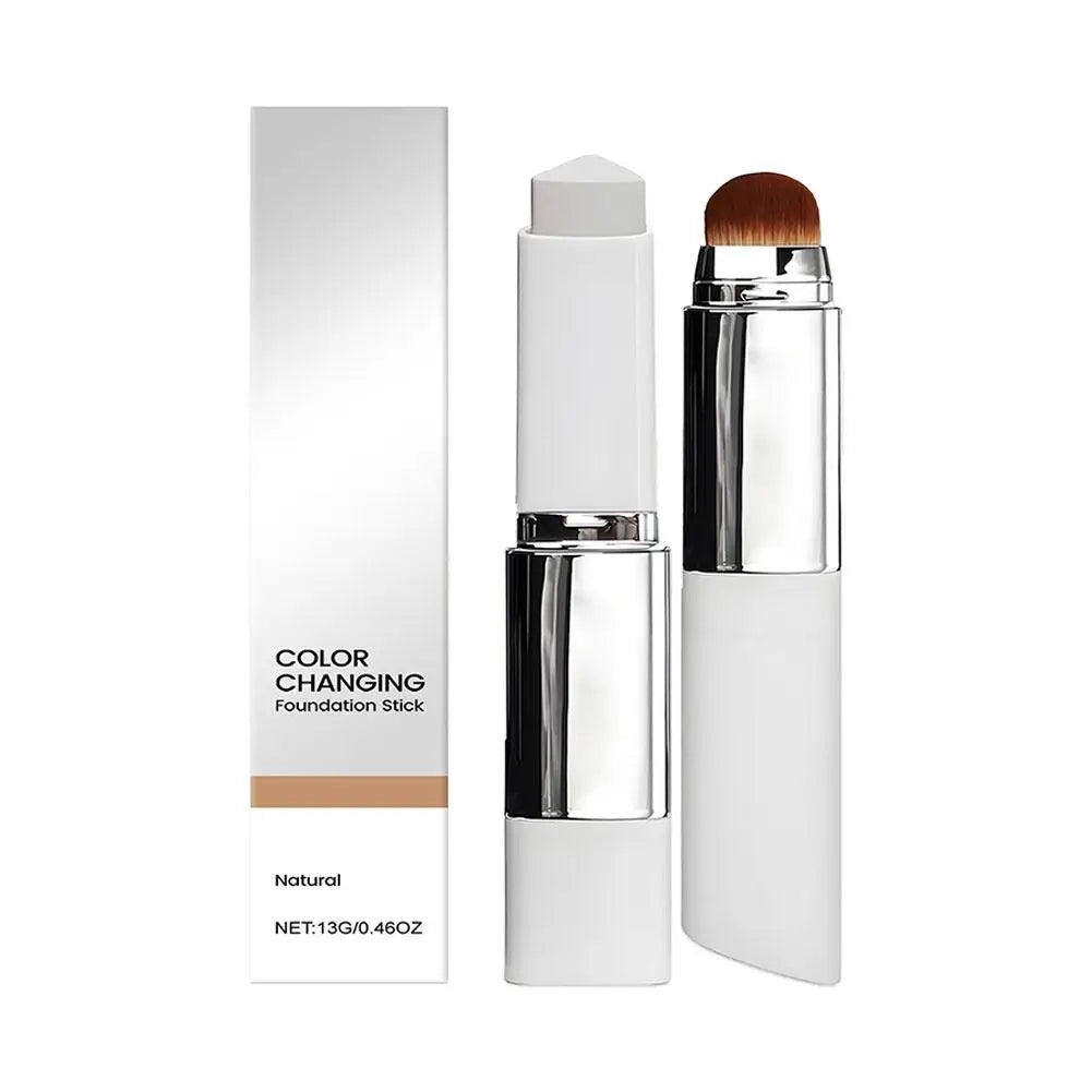 Bâton de fond de teint liquide 2 en 1, léger, hydratant, éclaircissant, changement de couleur pour tous les Types de peau